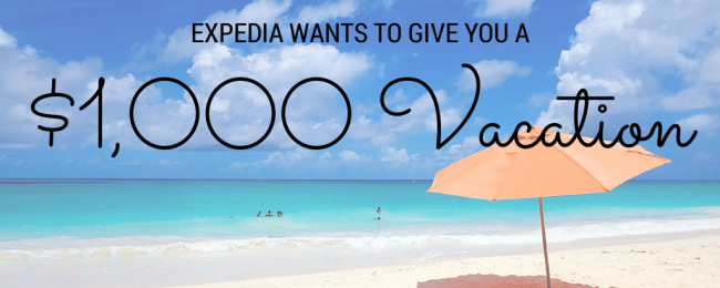 Giveaways: Win a $1000 Vacation from Expedia!